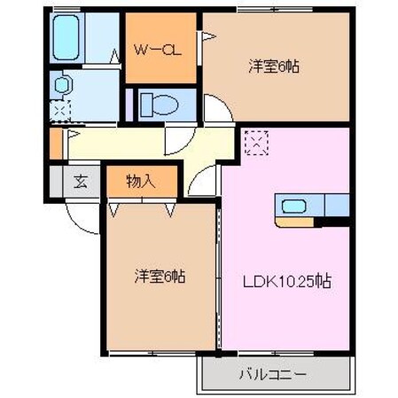 シェーンの物件間取画像